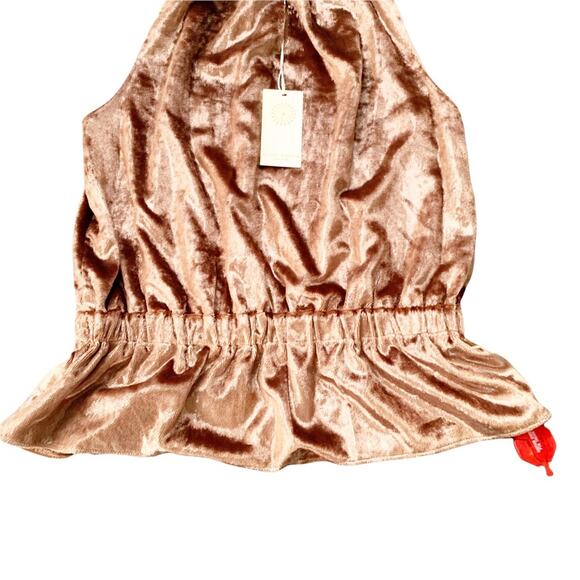 Gorgeous Ramy Brook Metallic Brown Sleeveless Top - Picture 12 of 16